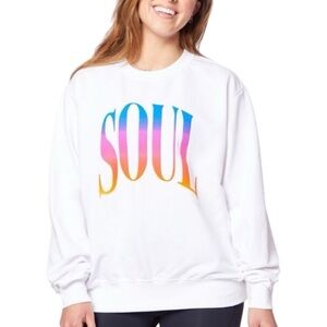 White SoulCycle Sweatshirt Size M